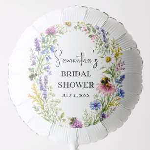 She Found her Honey Bee Wildflower Bridal Shower Balloon