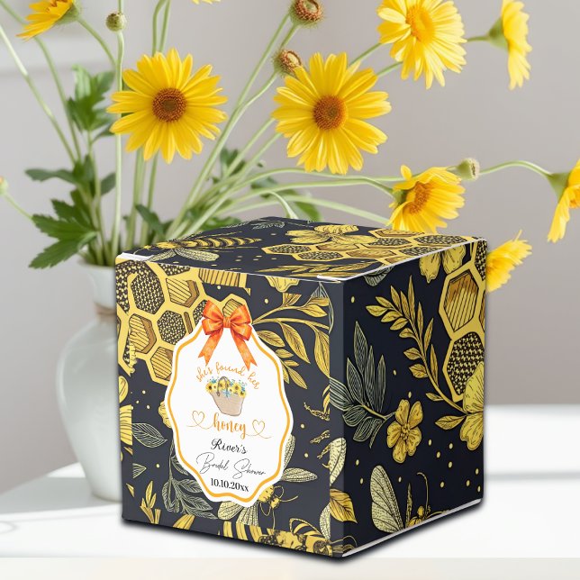 She Found Her Honey Bridal Shower   Favor Boxes (Creator Uploaded)