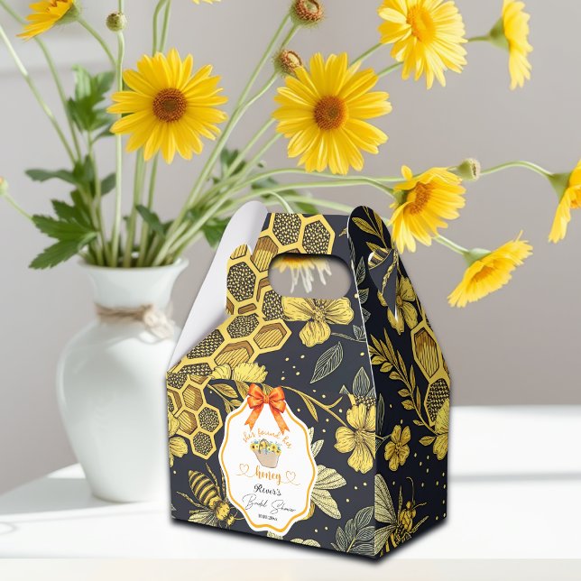 She Found Her Honey Bridal Shower   Favor Boxes (Creator Uploaded)