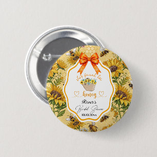 She Found Her Honey Bridal Shower Favor Button