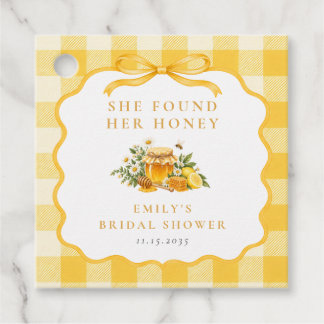 She Found Her Honey Bridal Shower Favor Tags