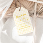 She Found Her Honey Bridal Shower Gift Tags<br><div class="desc">Celebrate the upcoming nuptials of your favorite bride-to-be in style with our quirky and whimsical 'She found her honey' bridal shower collection! This gift tag design features hand-drawn illustrations of a bee and a honey pot with a cute flower in a fun and playful style, accompanied by a casual, handwritten...</div>