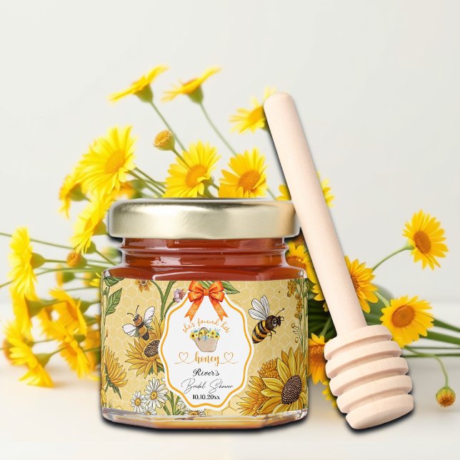 She Found Her Honey Bridal Shower  Honey Jar Favors (Creator Uploaded)