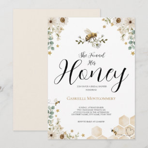 She Found Her Honey Bridal Shower Invitation