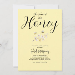 She Found Her Honey Bridal Shower Invitation