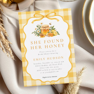 She Found Her Honey Bridal Shower Invitation