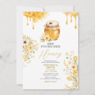 She Found Her Honey Bridal Shower Invitation