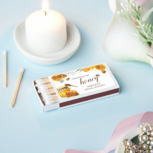 She Found her Honey Bridal Shower Matchboxes