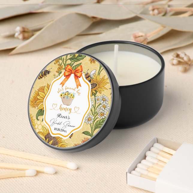 She Found Her Honey Bridal Shower  Mini Candle Favors (Insitu)