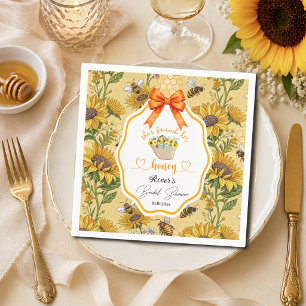 She Found Her Honey Bridal Shower   Napkins