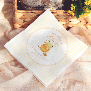 She Found Her Honey Bridal Shower Napkins
