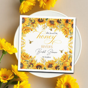 She Found Her Honey Bridal Shower   Napkins