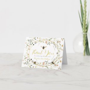 She found her Honey Bridal Shower Thank You Card