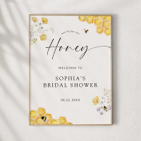 She Found Her Honey Bridal Shower Welcome