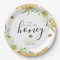 She Found Her Honey Daisy Floral Bee Bridal Shower