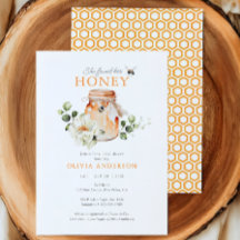 She Found Her Honey Watercolor Bridal Shower