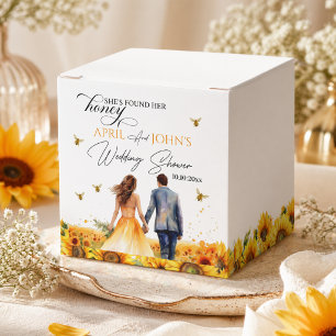 She Found Her Honey Wedding Shower Favor Boxes