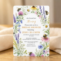 She found her Honey Wildflower Bridal Shower