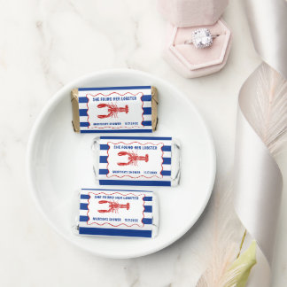 She Found Her Lobster Nautical Bridal Shower Hershey's Miniatures