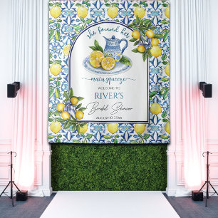 She Found Her Main Squeeze Bridal Shower Backdrop