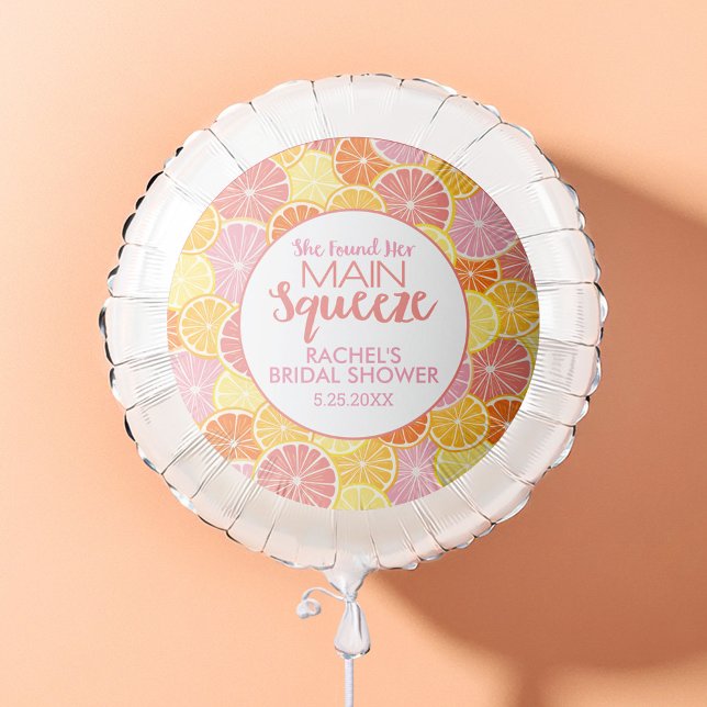 She Found Her Main Squeeze Bridal Shower Balloon (Custom Bridal Shower Balloon)