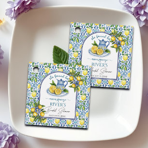 She Found Her Main Squeeze Bridal Shower Favor Tags