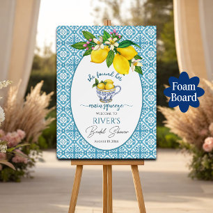 She Found Her Main Squeeze Bridal Shower Foam Board