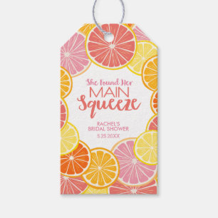 She Found Her Main Squeeze Bridal Shower Gift Tags