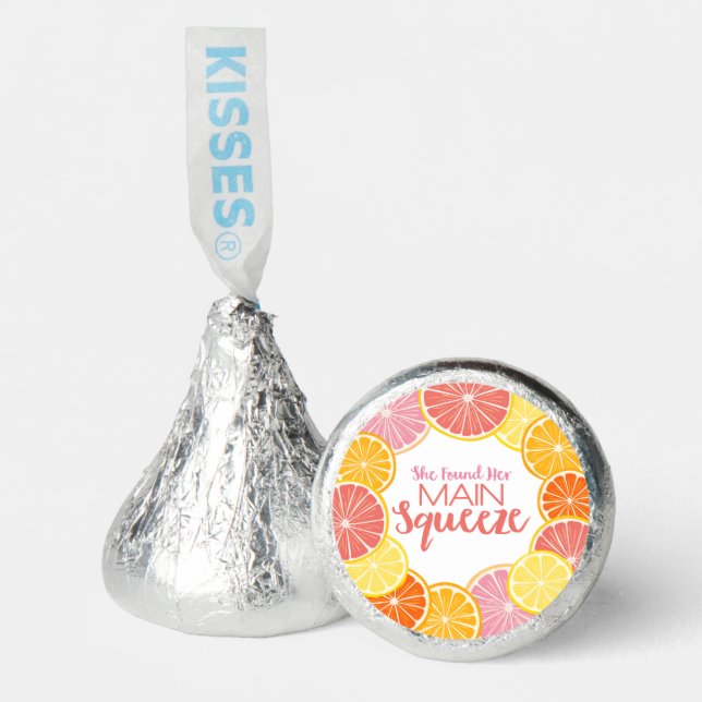 She Found Her Main Squeeze Bridal Shower Hershey®'s Kisses® (Front)