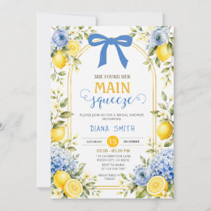 She Found Her Main Squeeze Bridal Shower Invitati Invitation