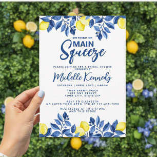 She Found Her Main Squeeze Bridal Shower  Invitation