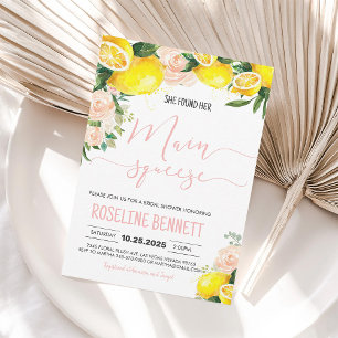 She Found Her Main Squeeze Bridal Shower Invitation