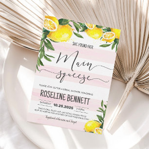 She Found Her Main Squeeze Bridal Shower Invite