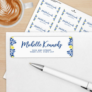 She Found Her Main Squeeze Bridal Shower Label