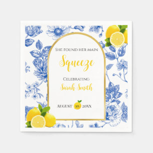 She Found Her Main Squeeze Bridal Shower Napkins