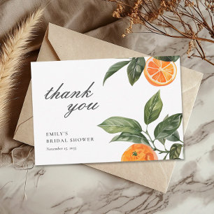 She Found Her Main Squeeze Bridal Shower Thank You Card