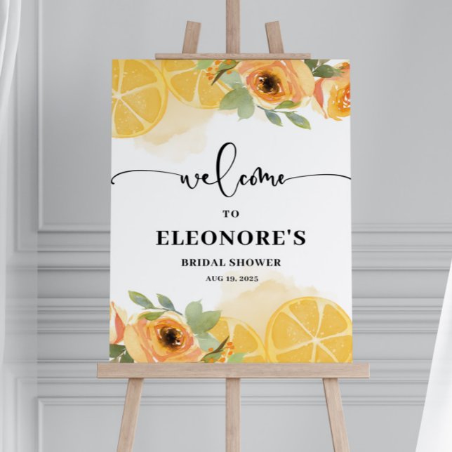 She Found her Main Squeeze Bridal Shower Welcome  Foam Board (Creator Uploaded)