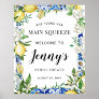 She Found Her Main Squeeze Bridal Shower Welcome P Poster