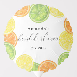 She Found Her Main Squeeze Citrus Bridal Shower Balloon