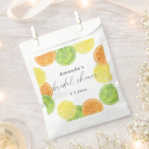 She Found Her Main Squeeze Citrus Bridal Shower Favor Bag
