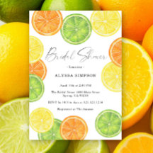 She Found Her Main Squeeze Citrus Bridal Shower