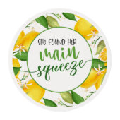 She Found Her Main Squeeze Edible Cupcake Round Frosting Rounds (Front)