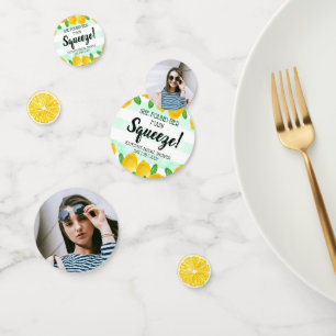 She Found Her Main Squeeze Lemon Bridal Shower Confetti