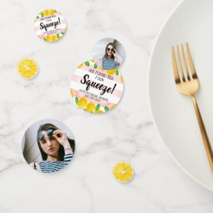 She Found Her Main Squeeze Lemon Bridal Shower Confetti