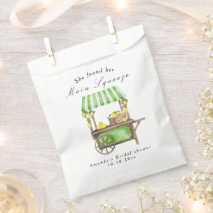 She Found Her Main Squeeze Lemon Bridal Shower Favor Bag