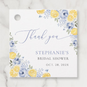 She Found Her Main Squeeze Lemon Bridal Shower Favor Tags