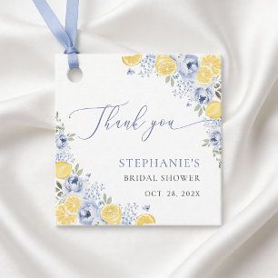 She Found Her Main Squeeze Lemon Bridal Shower Favor Tags