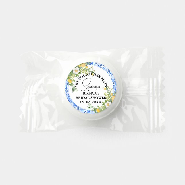 She found her main squeeze lemon  Bridal Shower Life Saver® Mints (Front)