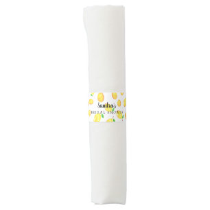 She Found Her Main Squeeze Lemon Bridal Shower Napkin Bands
