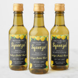 She Found Her Main Squeeze Lemon Bridal Shower Wine Label<br><div class="desc">Celebrate in style with these modern and very trendy bridal shower mini wine bottle labels. These labels can be personalized for your special occasion and would make the perfect labels for your wedding, bridal shower, engagement party, birthday party and many more special occasions. Easily add your custom wording to this...</div>